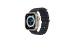 Newface Apple Watch Ultra 49mm Alüminyum Kasa Cam Ekran Koruyucu - Gold