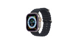 Newface Apple Watch Ultra 49mm Alüminyum Kasa Cam Ekran Koruyucu - Mor