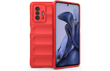 Newface Xiaomi Mi 11T Kılıf Optimum Silikon - Kırmızı