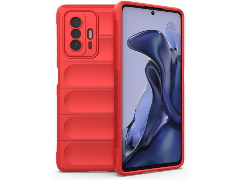 Newface Xiaomi Mi 11T Pro Kılıf Optimum Silikon - Kırmızı