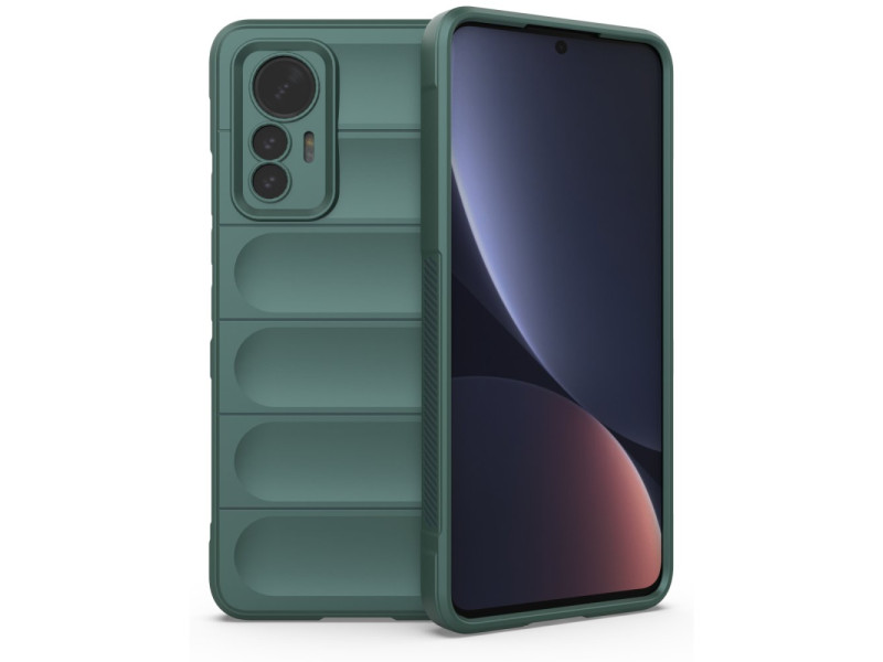 Newface Xiaomi Mi 12 Lite Kılıf Optimum Silikon - Koyu Yeşil