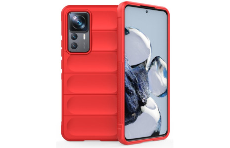 Newface Xiaomi Mi 12T Pro Kılıf Optimum Silikon - Kırmızı