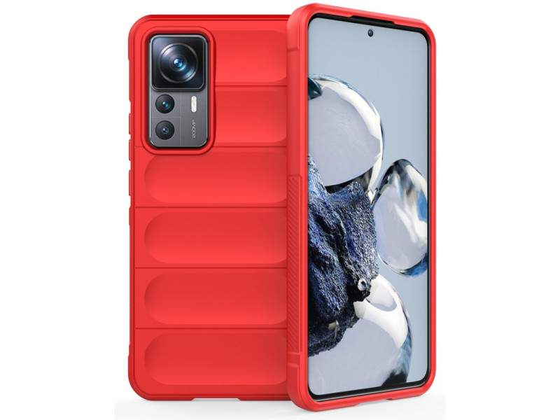 Newface Xiaomi Mi 12T Pro Kılıf Optimum Silikon - Kırmızı