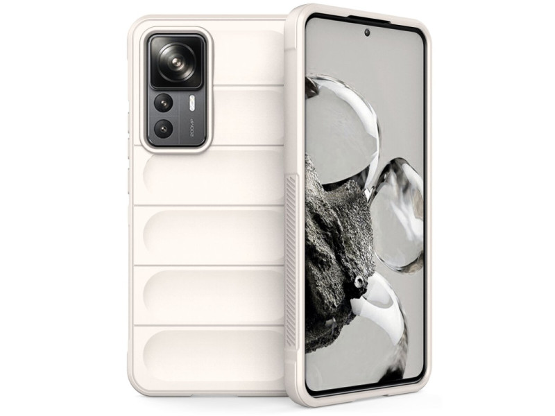 Newface Xiaomi Mi 12T Pro Kılıf Optimum Silikon - Krem