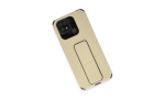 Newface Xiaomi Poco C40 Kılıf Mega Standlı Silikon - Gold