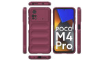 Newface Xiaomi Poco M4 Pro 4G Kılıf Optimum Silikon - Bordo