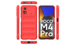 Newface Xiaomi Poco M4 Pro 4G Kılıf Optimum Silikon - Kırmızı