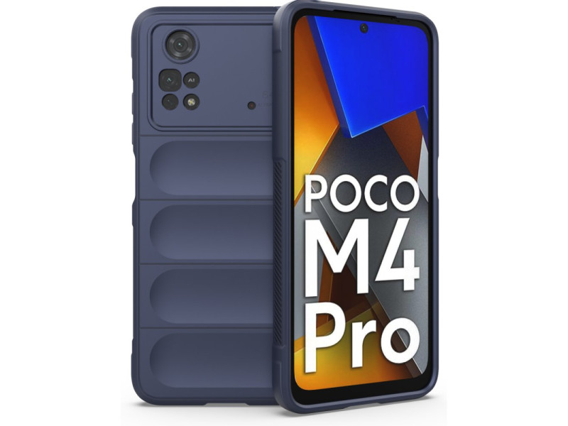 Newface Xiaomi Poco M4 Pro 4G Kılıf Optimum Silikon - Lacivert