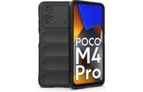 Newface Xiaomi Poco M4 Pro 4G Kılıf Optimum Silikon - Siyah