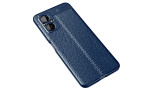 Newface Xiaomi Poco M5 Kılıf Focus Derili Silikon - Lacivert
