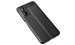 Newface Xiaomi Poco M5 Kılıf Focus Derili Silikon - Siyah