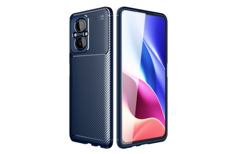 Newface Xiaomi Poco M5 Kılıf Focus Karbon Silikon - Lacivert