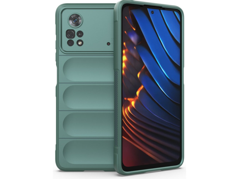 Newface Xiaomi Poco X4 Pro 5G Kılıf Optimum Silikon - Koyu Yeşil