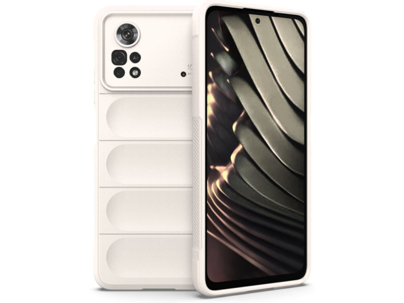 Newface Xiaomi Poco X4 Pro 5G Kılıf Optimum Silikon - Krem