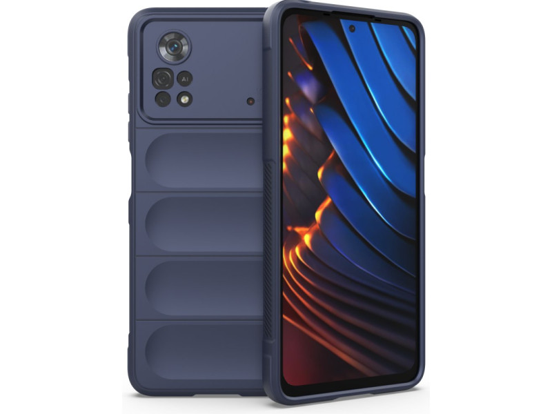 Newface Xiaomi Poco X4 Pro 5G Kılıf Optimum Silikon - Lacivert