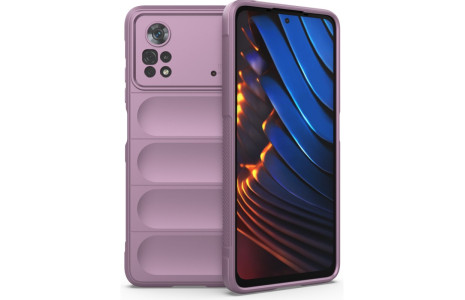 Newface Xiaomi Poco X4 Pro 5G Kılıf Optimum Silikon - Mor