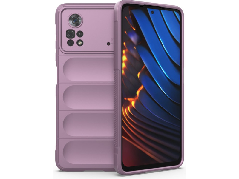 Newface Xiaomi Poco X4 Pro 5G Kılıf Optimum Silikon - Mor