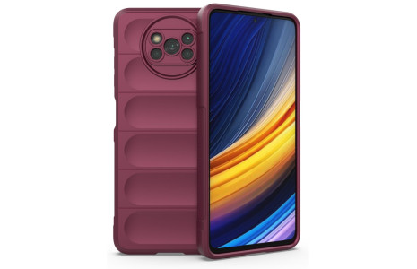 Newface Xiaomi Pocophone X3 Pro Kılıf Optimum Silikon - Bordo