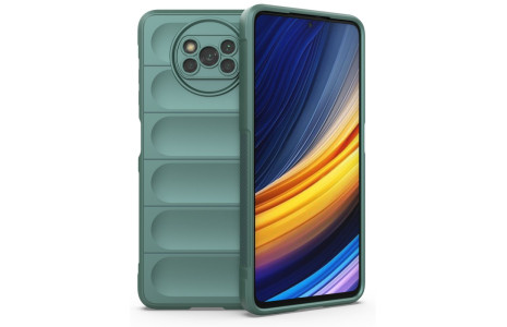 Newface Xiaomi Pocophone X3 Pro Kılıf Optimum Silikon - Koyu Yeşil