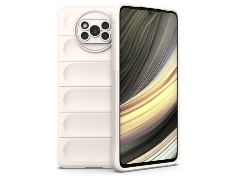Newface Xiaomi Pocophone X3 Pro Kılıf Optimum Silikon - Krem
