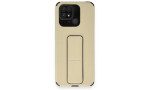 Newface Xiaomi Redmi 10C Kılıf Mega Standlı Silikon - Gold