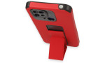 Newface Xiaomi Redmi 10C Kılıf Mega Standlı Silikon - Kırmızı