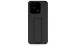 Newface Xiaomi Redmi 10C Kılıf Mega Standlı Silikon - Siyah
