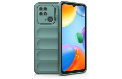 Newface Xiaomi Redmi 10C Kılıf Optimum Silikon - Koyu Yeşil