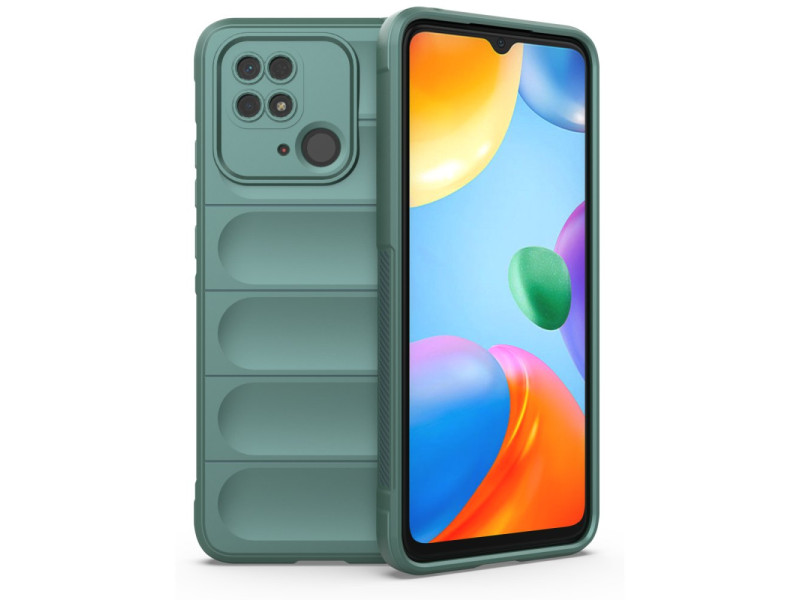 Newface Xiaomi Redmi 10C Kılıf Optimum Silikon - Koyu Yeşil