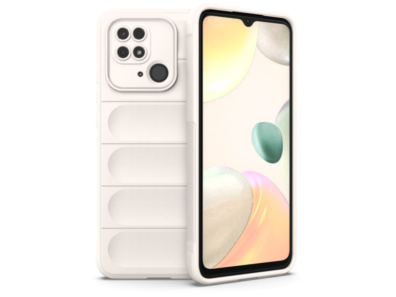Newface Xiaomi Redmi 10C Kılıf Optimum Silikon - Krem