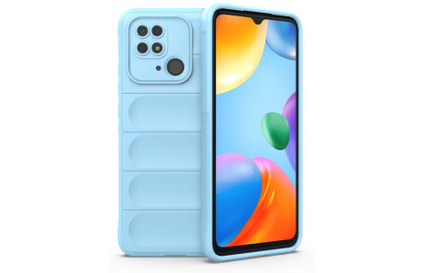 Newface Xiaomi Redmi 10C Kılıf Optimum Silikon - Sky Blue