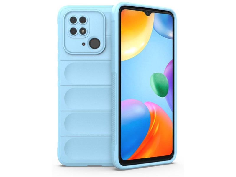 Newface Xiaomi Redmi 10C Kılıf Optimum Silikon - Sky Blue