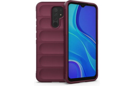 Newface Xiaomi Redmi 9 Kılıf Optimum Silikon - Bordo
