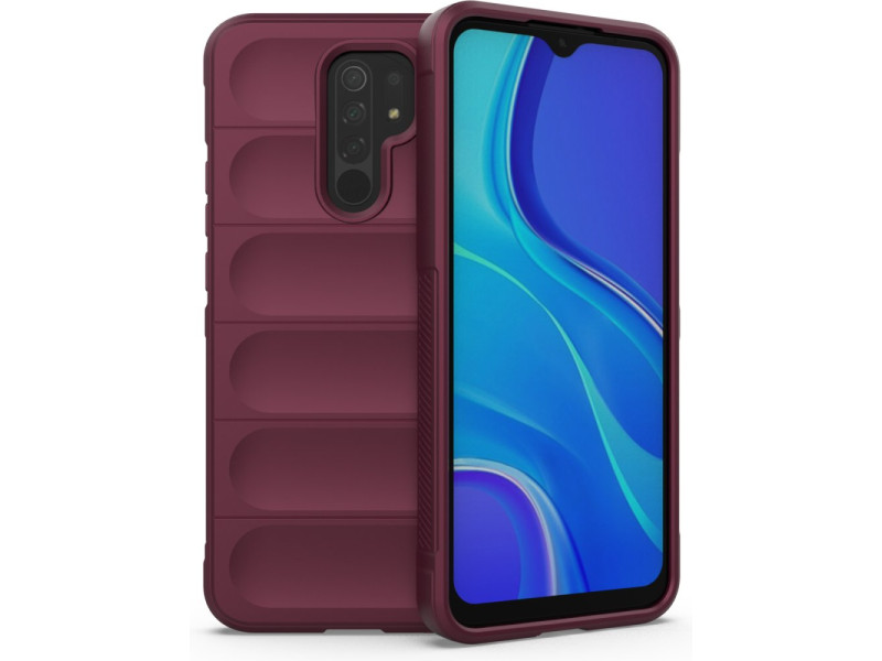 Newface Xiaomi Redmi 9 Kılıf Optimum Silikon - Bordo