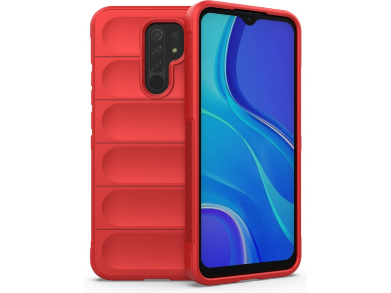 Newface Xiaomi Redmi 9 Kılıf Optimum Silikon - Kırmızı