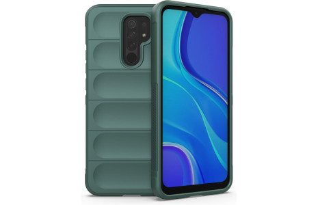 Newface Xiaomi Redmi 9 Kılıf Optimum Silikon - Koyu Yeşil