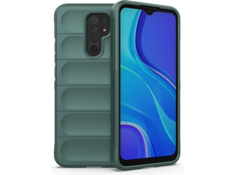 Newface Xiaomi Redmi 9 Kılıf Optimum Silikon - Koyu Yeşil