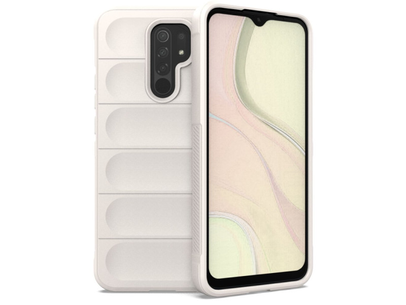 Newface Xiaomi Redmi 9 Kılıf Optimum Silikon - Krem