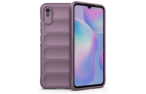 Newface Xiaomi Redmi 9A Kılıf Optimum Silikon - Mor