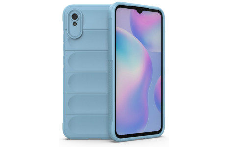 Newface Xiaomi Redmi 9A Kılıf Optimum Silikon - Sky Blue