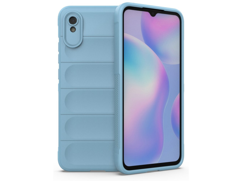 Newface Xiaomi Redmi 9A Kılıf Optimum Silikon - Sky Blue