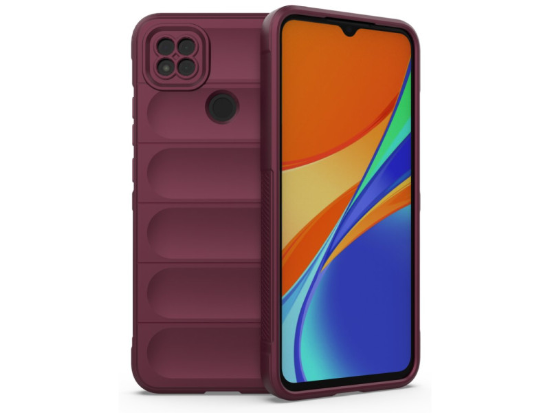 Newface Xiaomi Redmi 9C Kılıf Optimum Silikon - Bordo