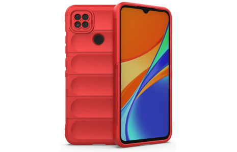 Newface Xiaomi Redmi 9C Kılıf Optimum Silikon - Kırmızı