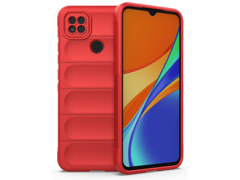 Newface Xiaomi Redmi 9C Kılıf Optimum Silikon - Kırmızı