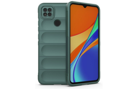 Newface Xiaomi Redmi 9C Kılıf Optimum Silikon - Koyu Yeşil