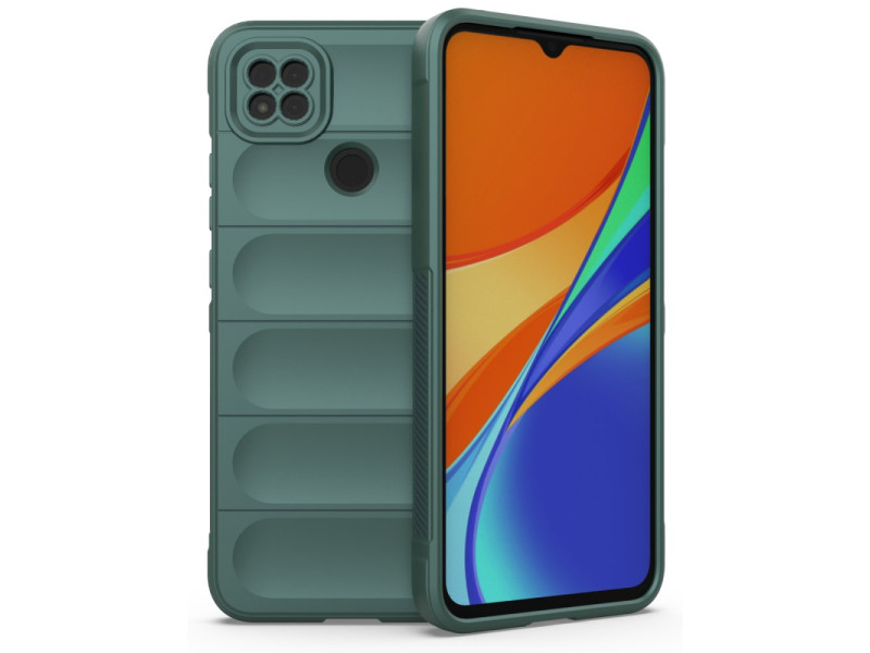 Newface Xiaomi Redmi 9C Kılıf Optimum Silikon - Koyu Yeşil