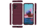 Newface Xiaomi Redmi Note 10 Kılıf Optimum Silikon - Bordo