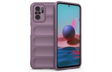 Newface Xiaomi Redmi Note 10 Kılıf Optimum Silikon - Mor