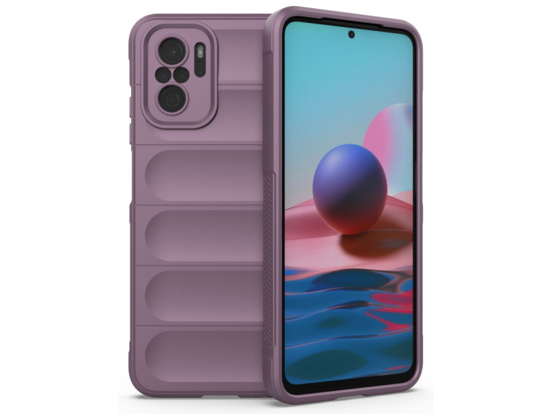 Newface Xiaomi Redmi Note 10 Kılıf Optimum Silikon - Mor