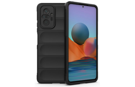 Newface Xiaomi Redmi Note 10 Pro Kılıf Optimum Silikon - Siyah